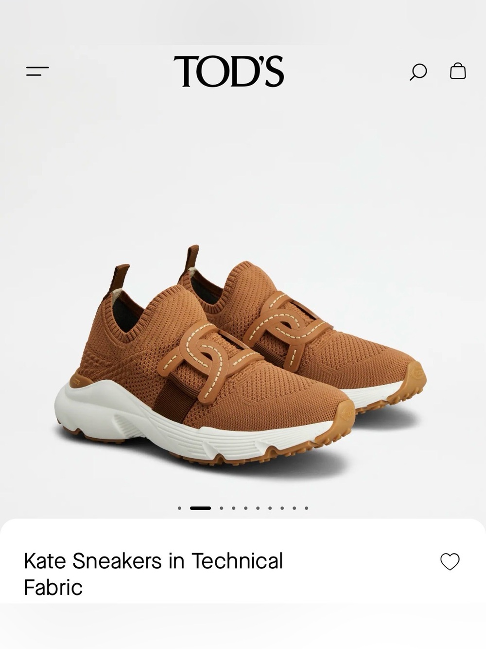 Tod’s Kate Sneakers with Technical Fabric